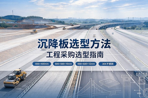 鄂州沉降板选择方法