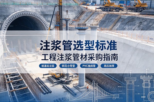 鄂州注浆管选型标准