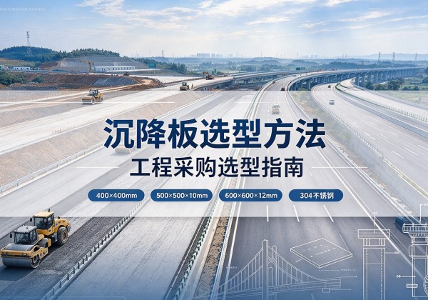 鄂州沉降板选择方法