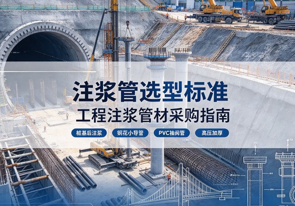鄂州注浆管选型标准